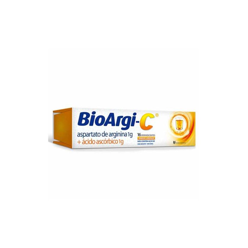 BIOARGI-C C0OM16 CÁPSULAS ENFERVESCENTES-UNIÃOQUIMICA-