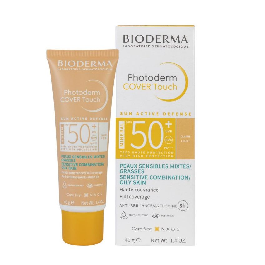 PROT SOLAR BIODERMA PHOTODERM COVER TOUCH FPS50+ CLARO 40ML