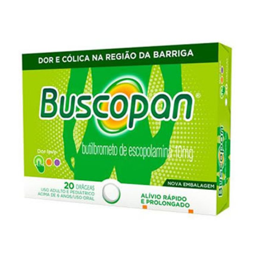 BUSCOPAM COM COMPOSTO 20 DRÁGEAS 