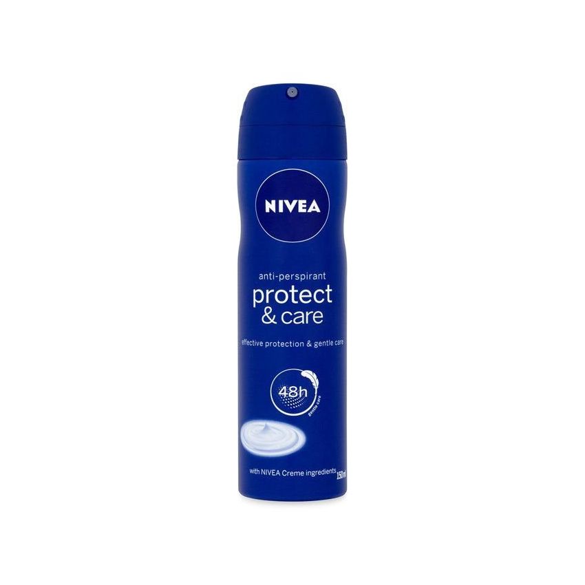 DESODORANTE AEROSOL NIVEA PROTECT E CARE 150ML - VALIDADE 04/2026