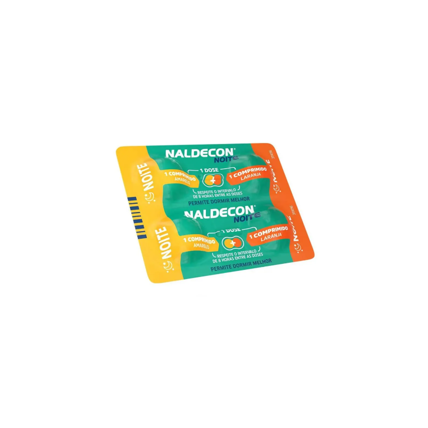 NALDECON NOITE COM 4 COMPRIMIDOS VALIDADE 03/2026