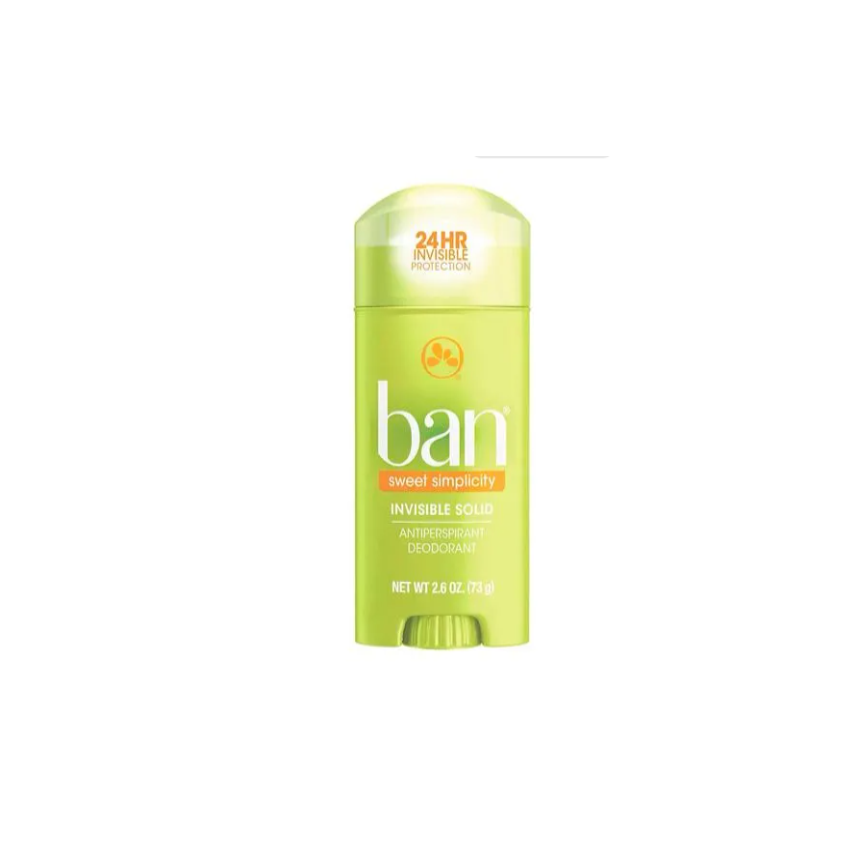 DESODORANTE BAN SOLIDO SWEET SIMPLICITY 73G VALIDADE 03/2026