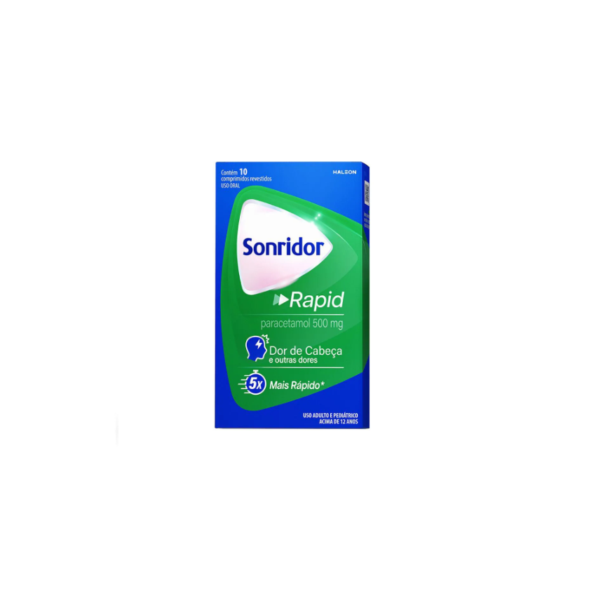 SONRIDOR RAPID 500MG COM 10 COMPRIMIDOS