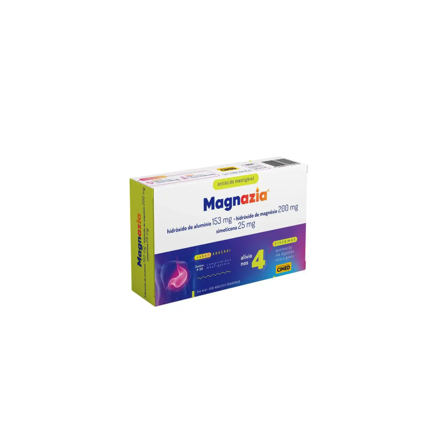 MAGNAZIA COM 30 COMPRIMIDOS MASTIGAVIES 