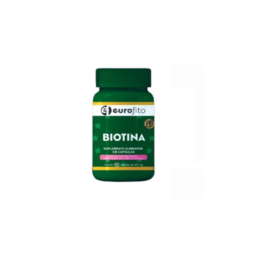 BIOTINA 500G COM 60 CAPSULAS