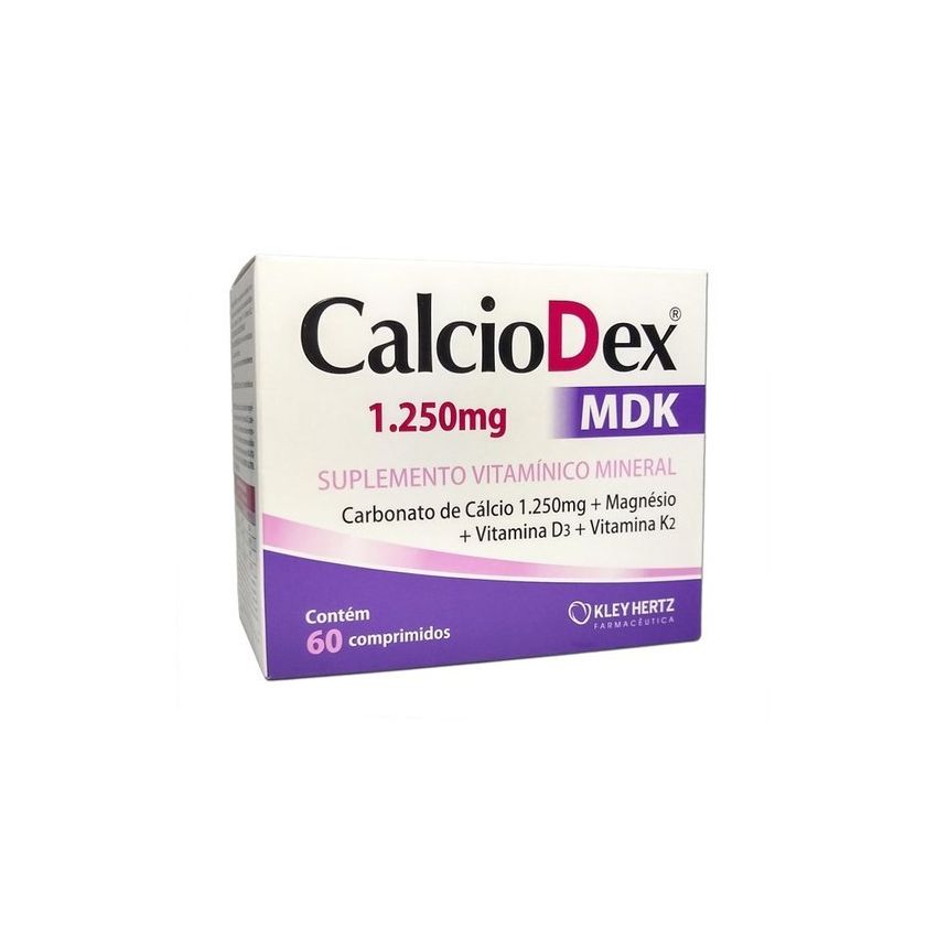 CALCIODEX MDK 1250MG COM 60 COMPRIMIDOS-KLEY HERTZ-