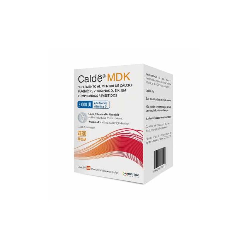CALDÊ MDK 2.000UI COM 60 COMPRIMIDOS MARJAN