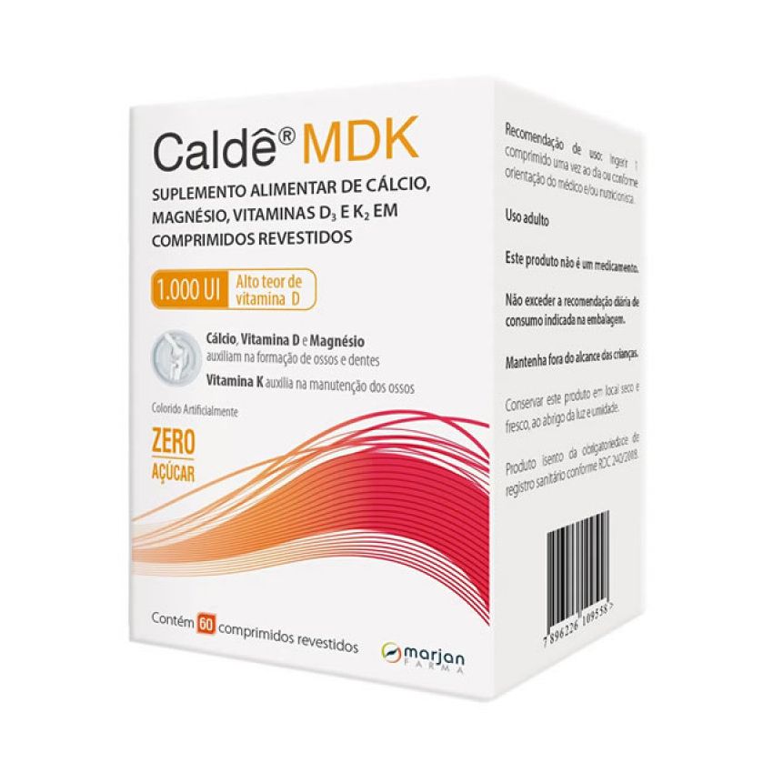 CALDÊ MDK 1000UI COM 60 COMPRIMIDOS 