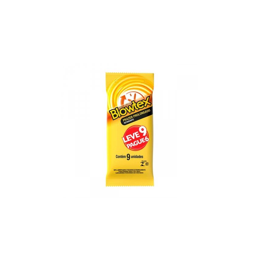 PRESERVATIVO BLOWTEX RETARDANTE LEVE 9 PAGUE 6