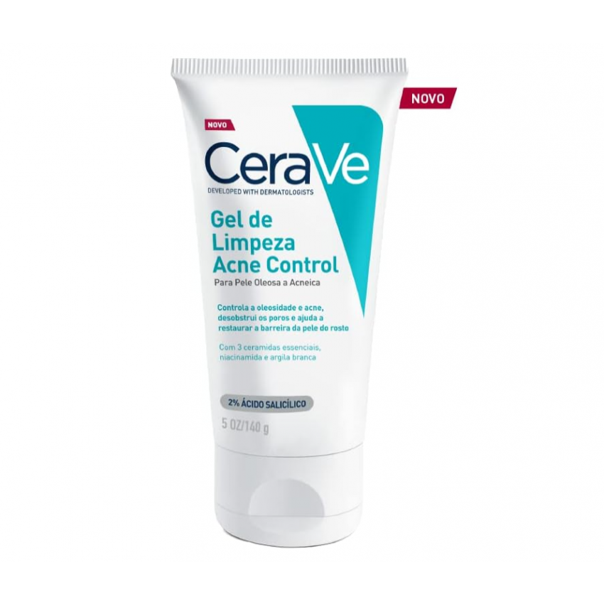 GEL DE LIMPEZA CERAVE ACNE CONTROL COM 140G