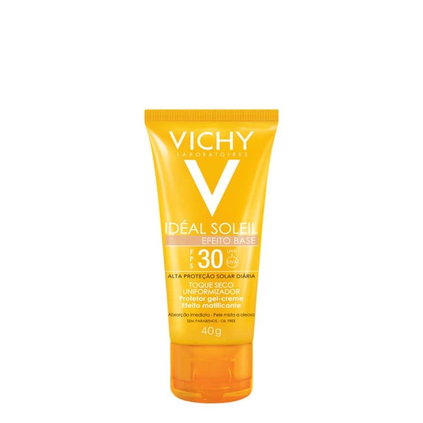 VICHY IDÉAL SOLEIL EFEITO BASE GEL-CREME UNIFORMIZADOR FPS30