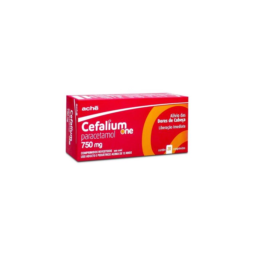 CEFALIUM ONE 750MG COM 20 COMPRIMIDOS 