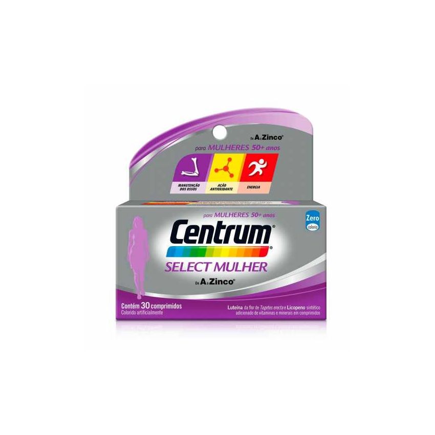 CENTRUM SELECT MULHER COM 30 COMPRIMIDOS