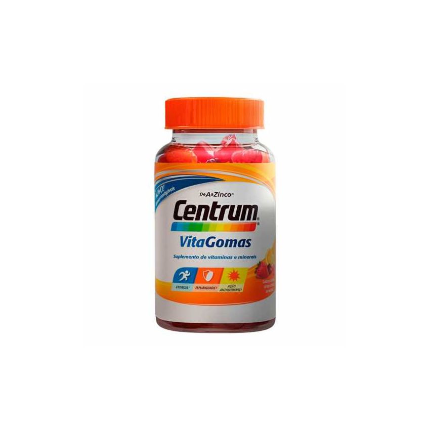 CENTRUM DE AáZ VITA GOMAS COM 60 UNIDADES