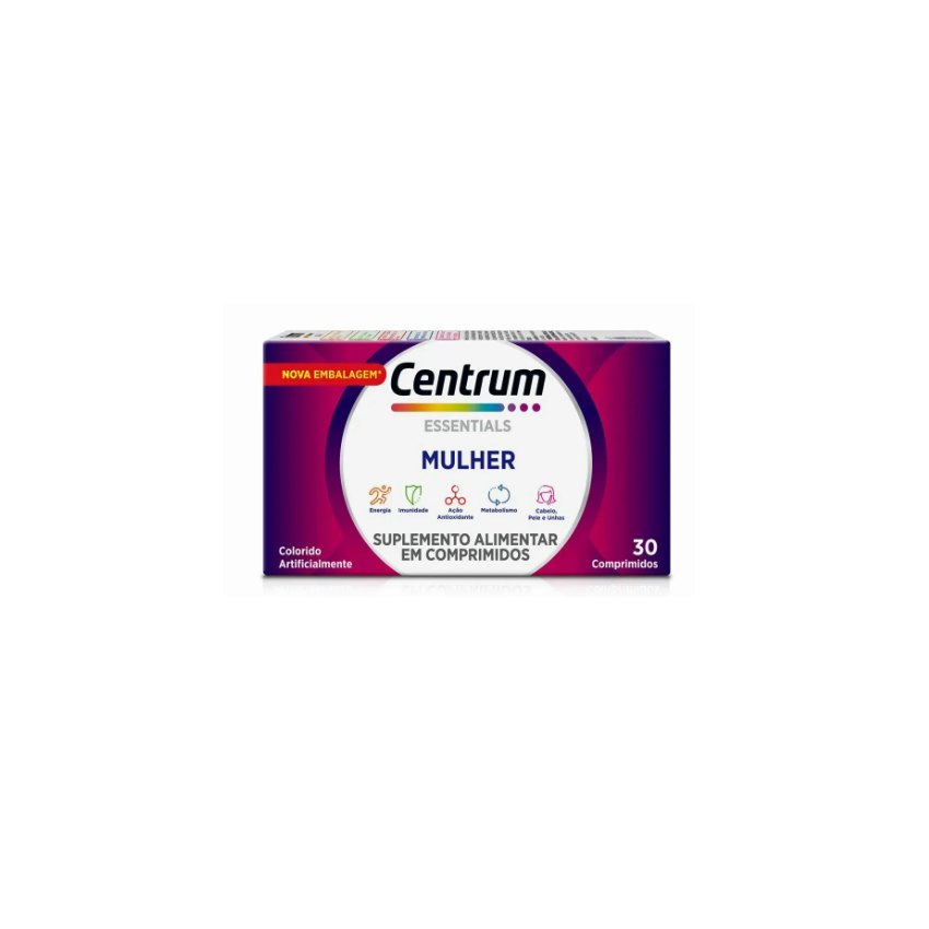 CENTRUM MULHER COM 30 COMPRIMIDOS 