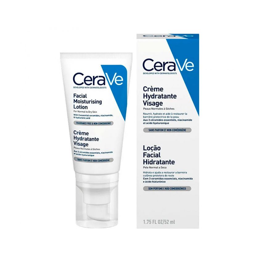 CERAVE LOÇÃO FACIAL HIDRATANTE 52ML