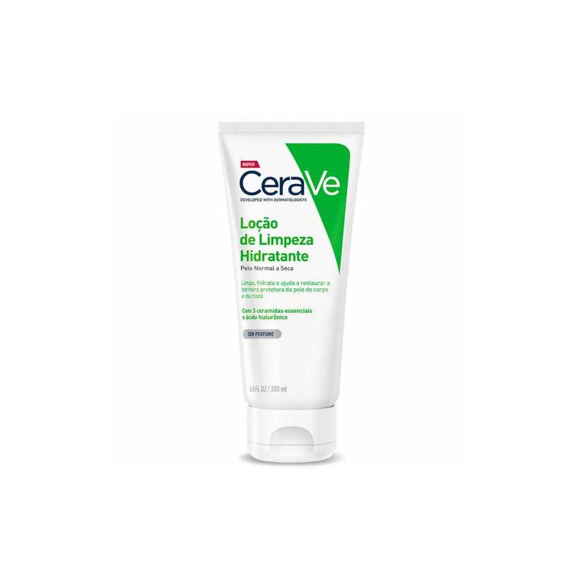 CERAVE LOCAO LIMPEZA HIDRAT SEM PERFUME 200ML