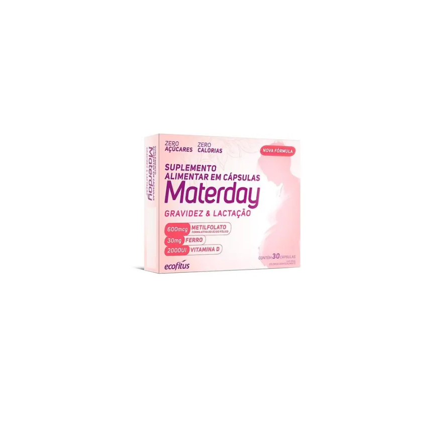 MATERDAY METILFOLATO COM 30 COMPRIMIDOS