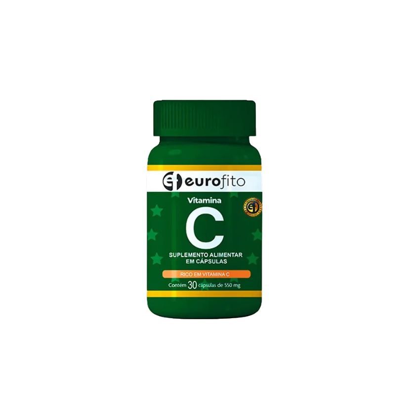 EUROFITO VITAMINA C 550MG COM 30 CAPSULAS