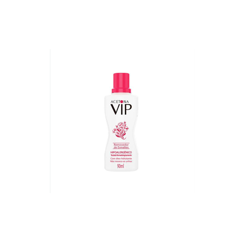 ACETONA VIP 90ML REMOVEDOR DE ESMALTE
