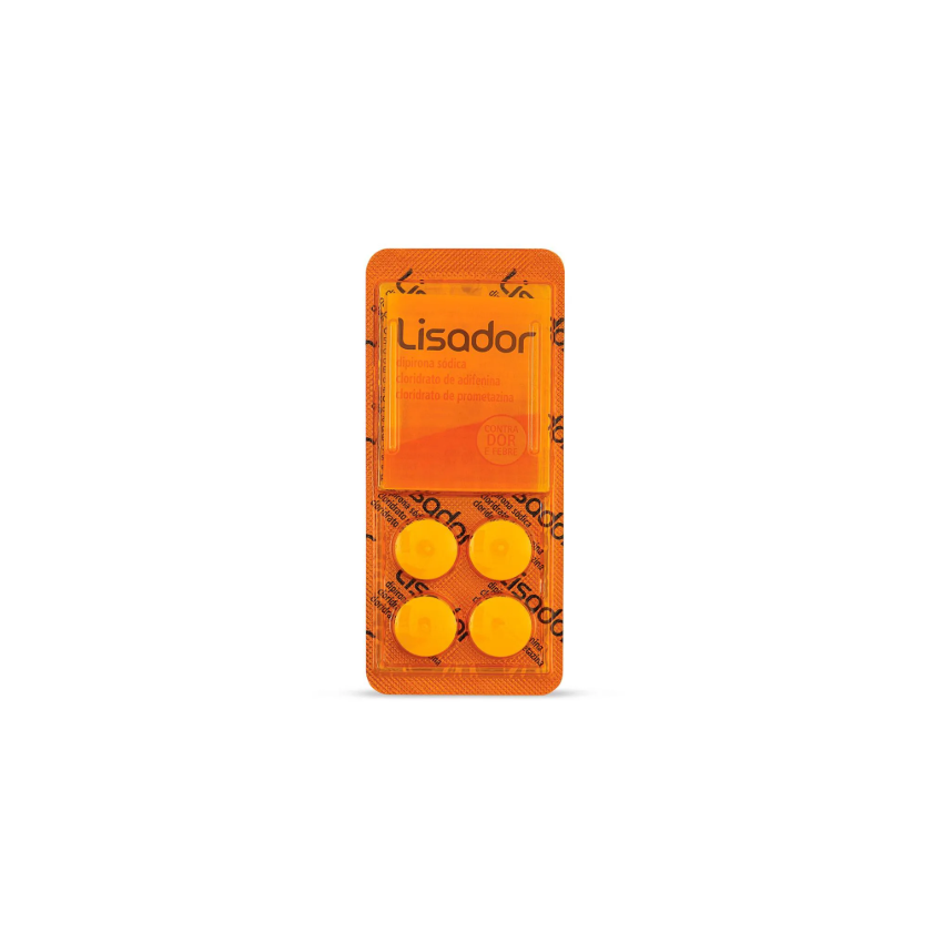 LISADOR COM 4 COMPRIMIDOS-FARMASA-