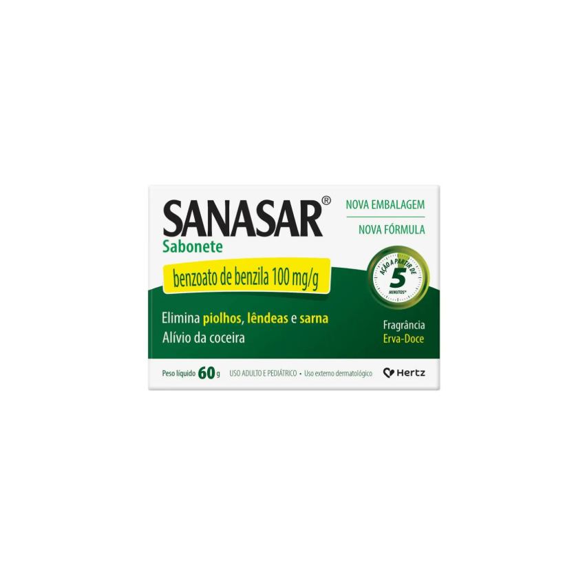 SANASAR SABONETE 100MG 60G