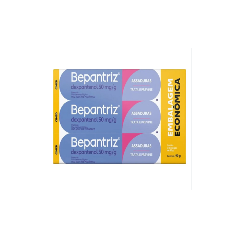 KIT BEPANTRIZ 50MG/G POMADA 3 UNIDADES 30G