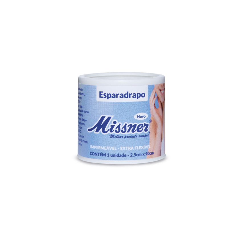 ESPARADRAPO MISSNER 2.5X0.90 UNID BRANCO