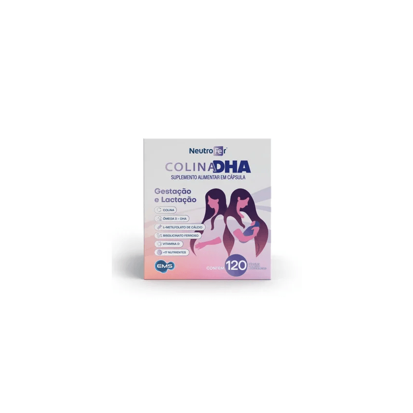 NEUTROFER COLINA DHA COM 120 CAPSULAS 