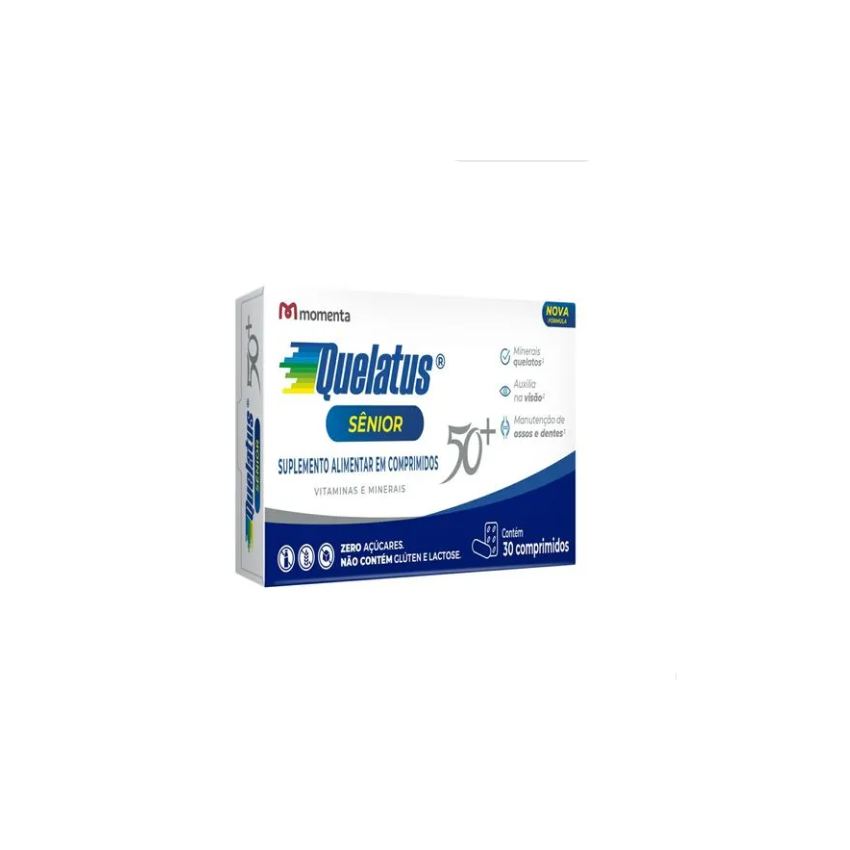 QUELATUS SENIOR 50+ COM 30 COMPRIMIDOS MOMENTA