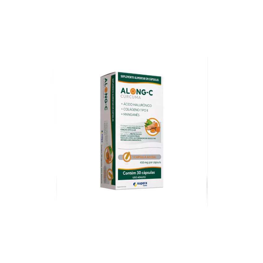 ALONG-C CURCUMA COM 30 CAPSULAS 