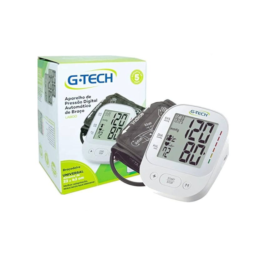 APARELHO DE PRESÃO DIGITAL DE BRAÇO G-TECH LA800 1 UNIDADE