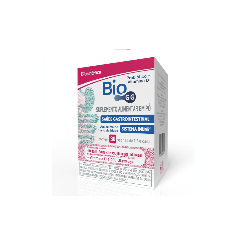 BIO GG SUPLEMENTO ALIMENTAR COM 30 SACHES DE 1,2G 