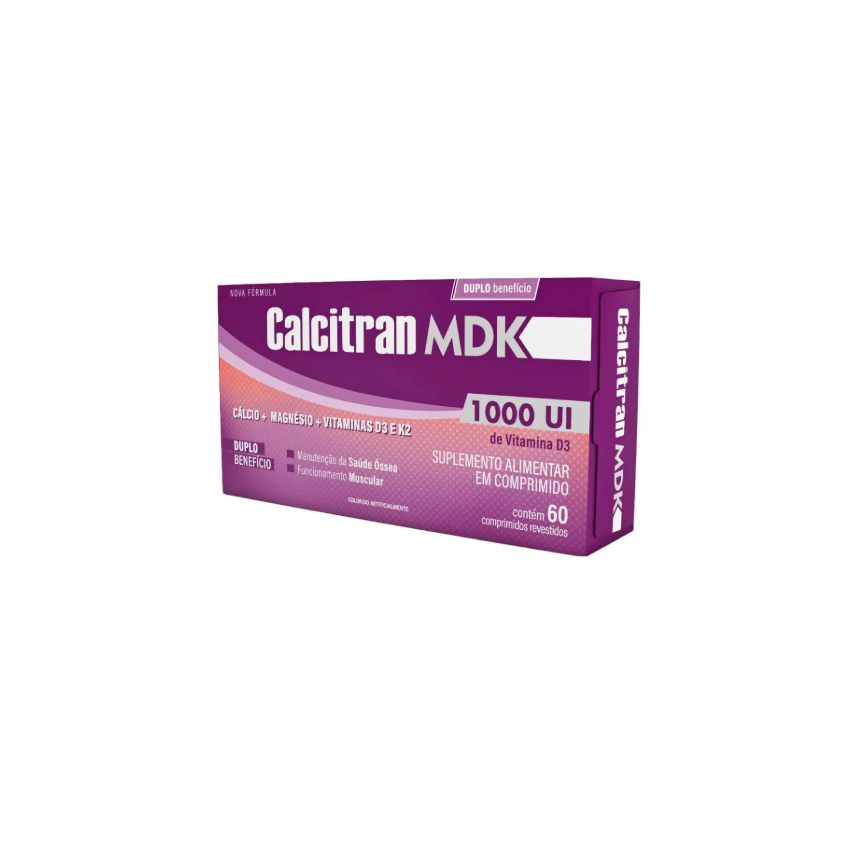 CALCITRAN MDK 100 UI COM 60 COMPRIMIDOS