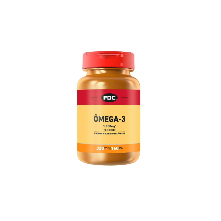 OMEGA 3 1000MG COM 320 CÁPSULAS -FDC-