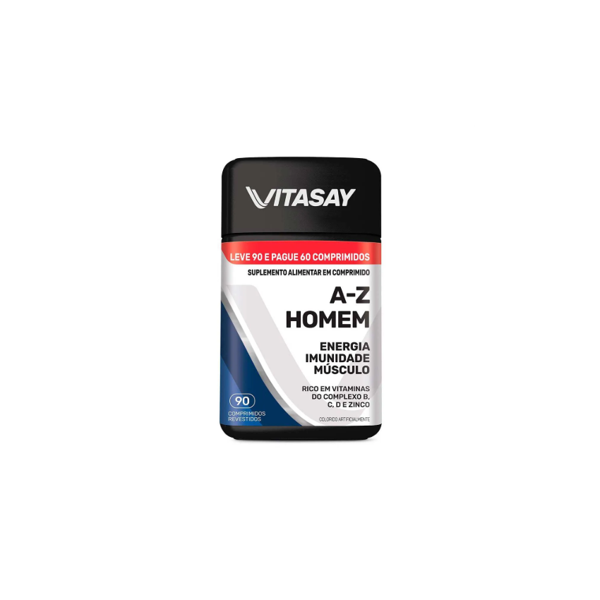 VITASAY50+ A-Z HOMEM COM 30 COMPRIMIDOS - VALIDADE 08/2026