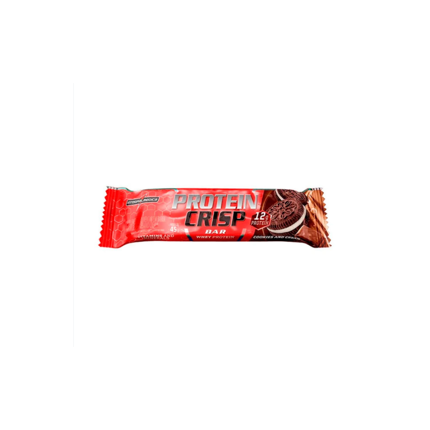 BARRA CRISP BAR COOKIES AND CREAM COM 45G