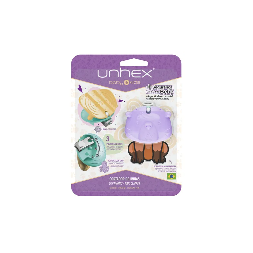 CORTADOR DE UNHAS BABY MIX UNHEX