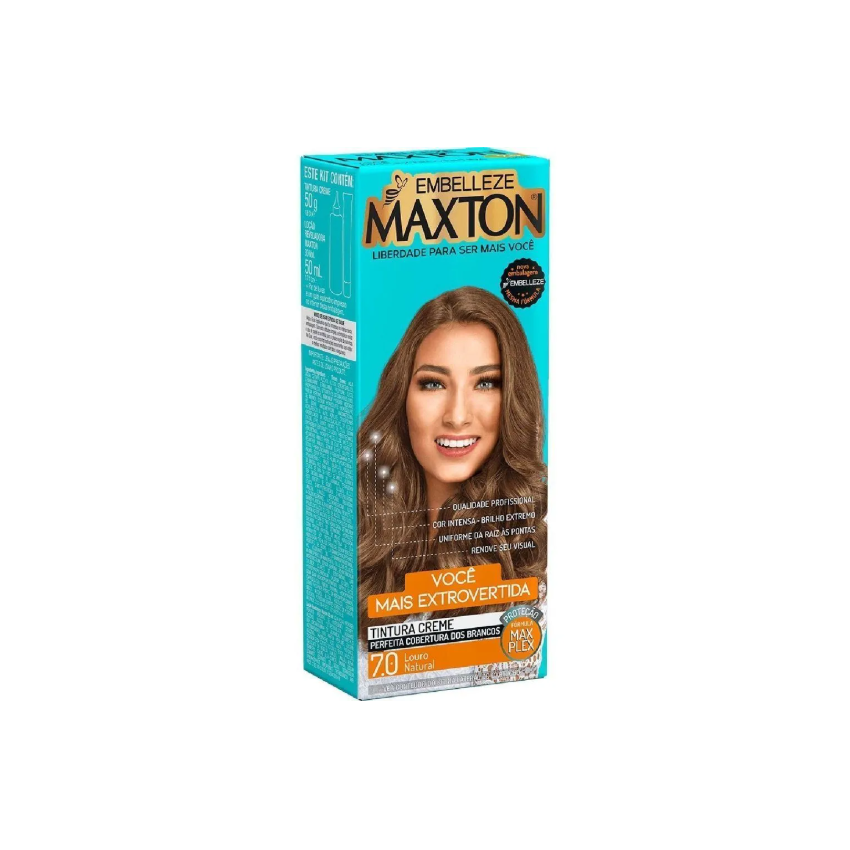TINTURA MAXTON 7.0 LOURO NATURAL