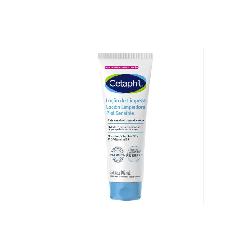 LOÇÃO DE LIMPEZA CETAPHIL PELE SENSIVEL 100ML