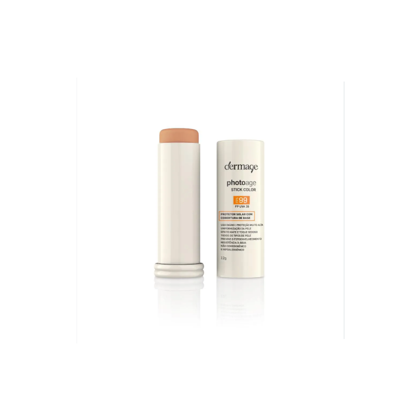 PROTETOR SOLAR DERMAGE PHOTOAGE STICK COLOR FPS99 12G
