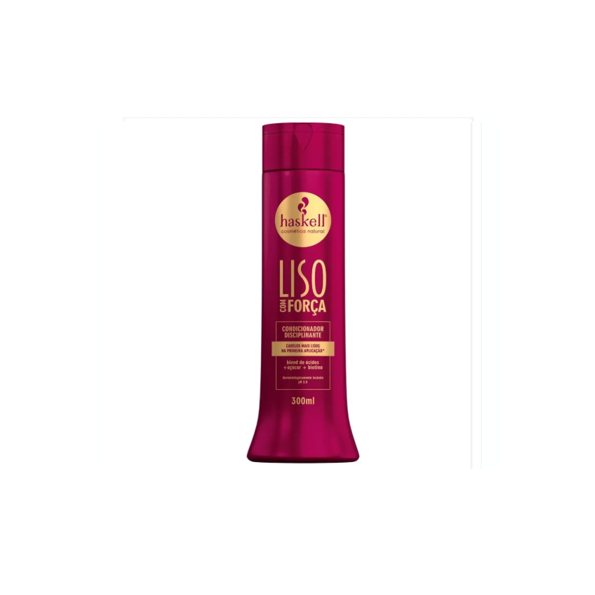 SHAMPOO HASKELL LISO COM FORÇA 300ML