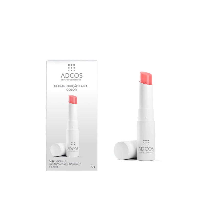 HIDRATANTE LABIAL ADCOS ULTRA NUTRIÇAO COLOR 3,2G