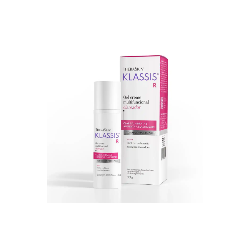 GEL FACIAL MULTIFUCIONAL THERASKIN KLASSIS CLAREADOR 30 - VALIDADE 08/2026