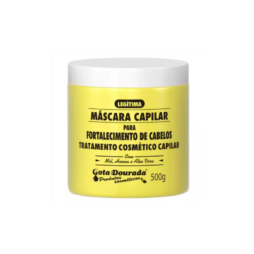 MASCARA CAPILAR GOTA DOURADA COM 500ML