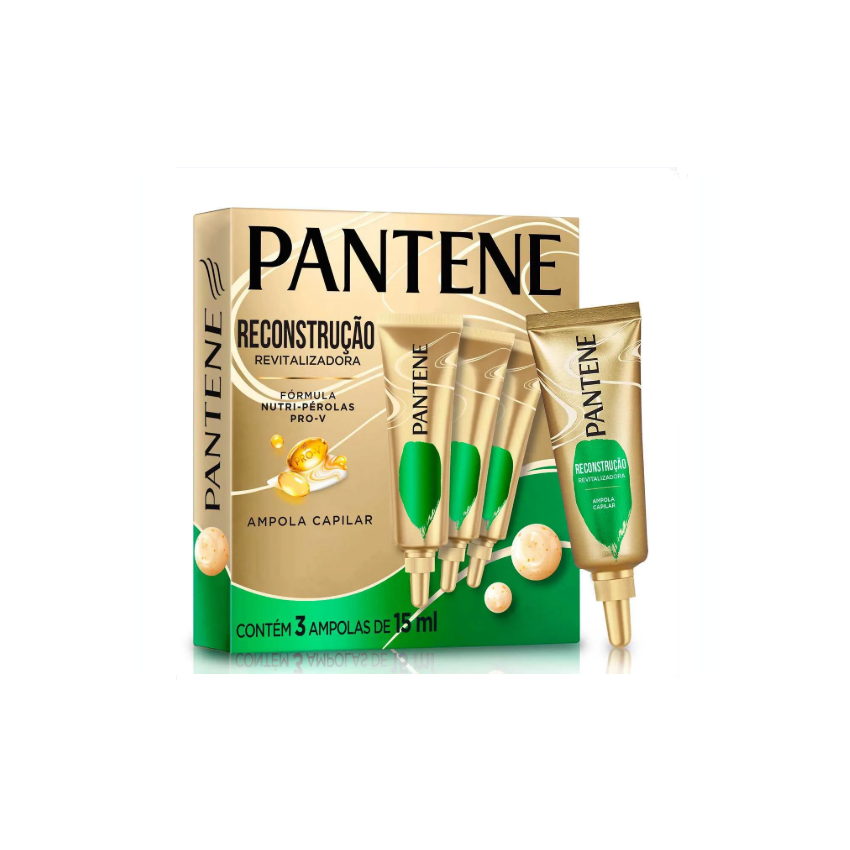 AMPOLA DE TRATAMENTO PANTENE GOLD 3MINU 3 AMPOLA 15ML