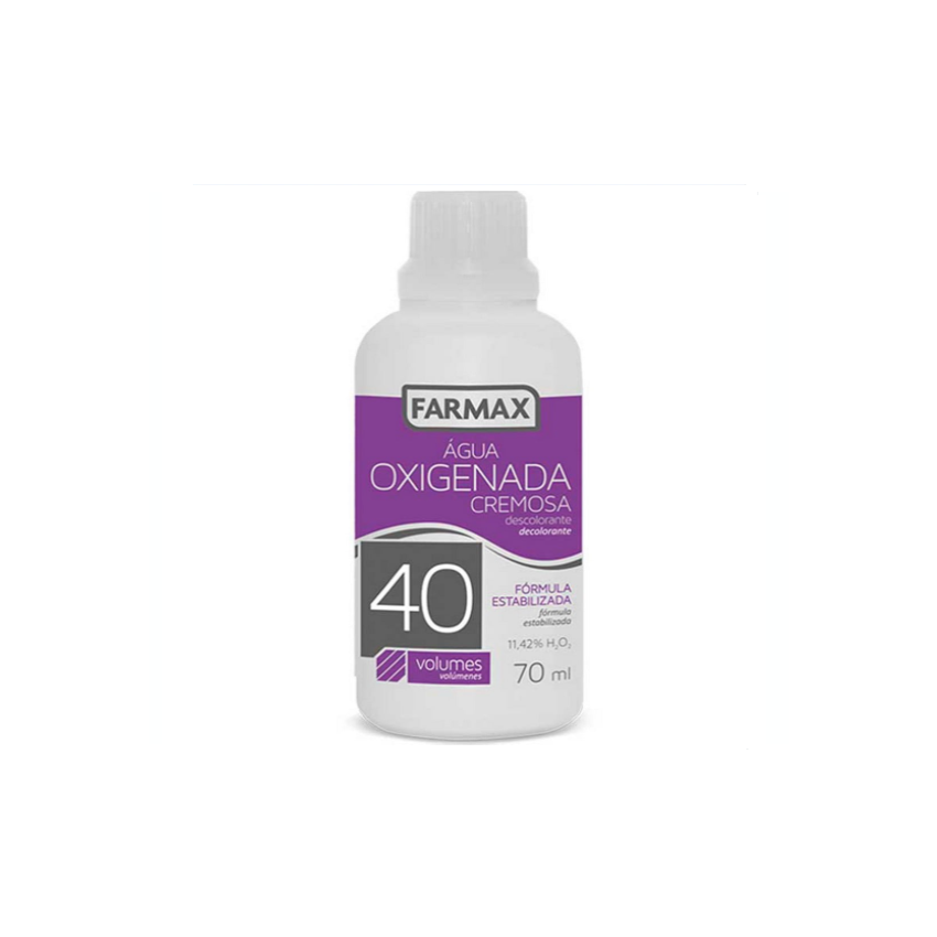 ÁGUA OXIGENADA FARMAX CREMOSA 40 VOLUMES 90ML