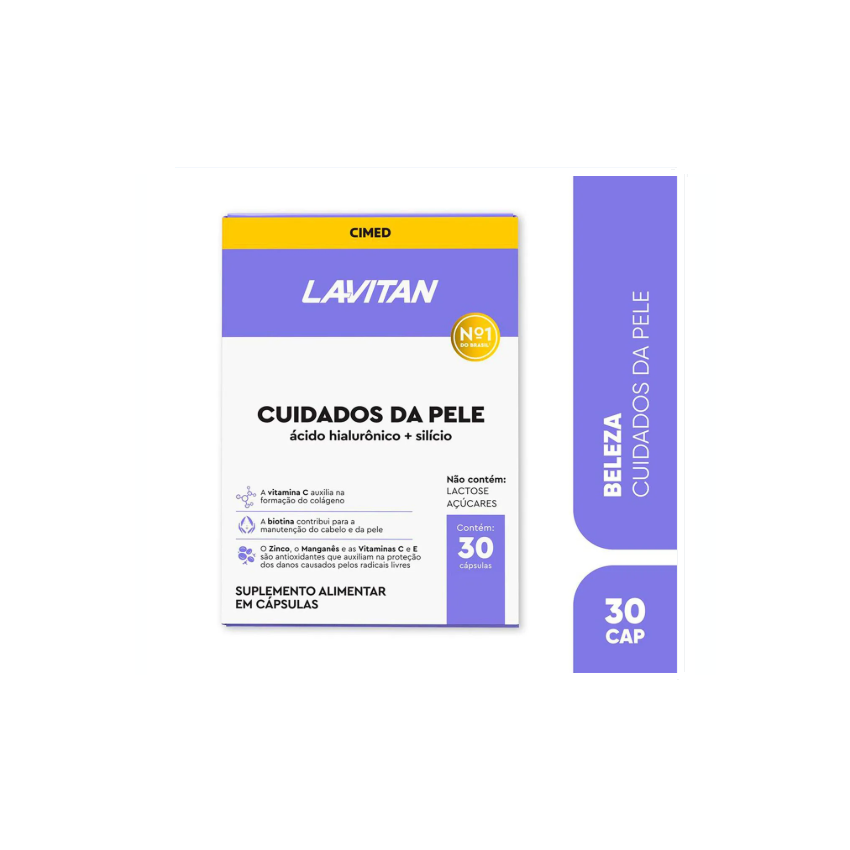 LAVITAN CUIDADOS PELE COM 30 CAPSULAS