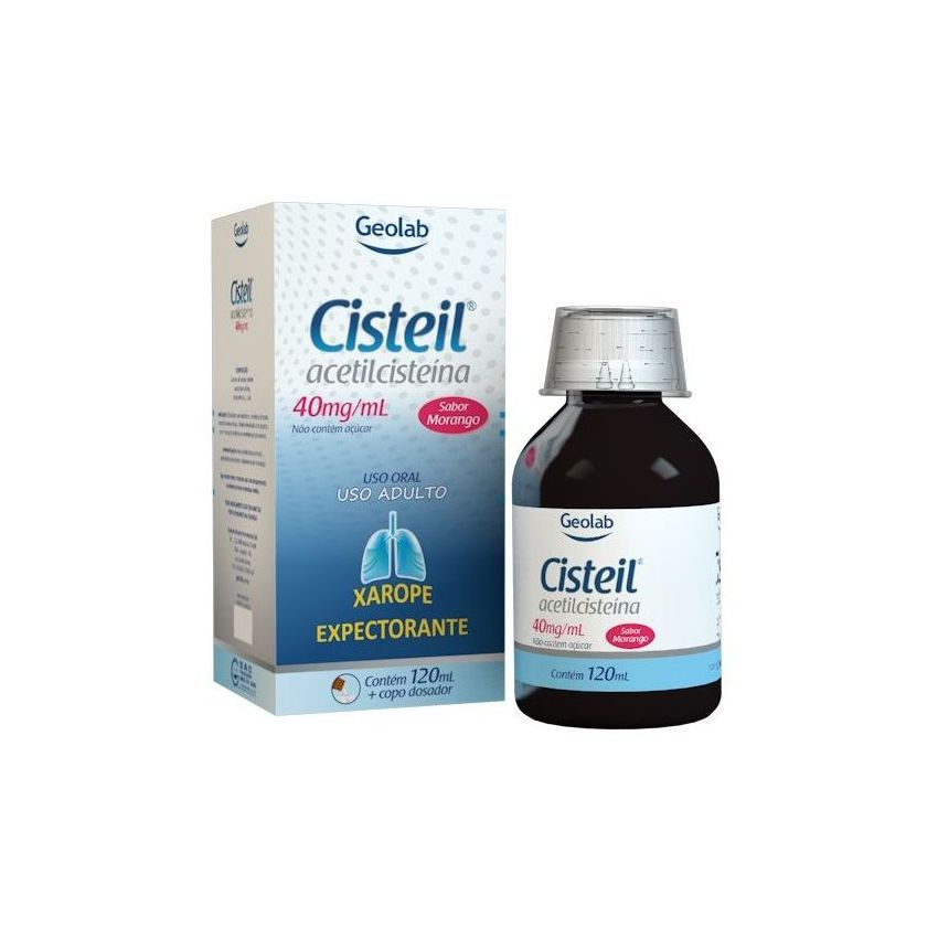 CISTEIL 40MG/ML XAROPE AD SUSPENSÃO ORAL COM 120ML-GEOLAB-