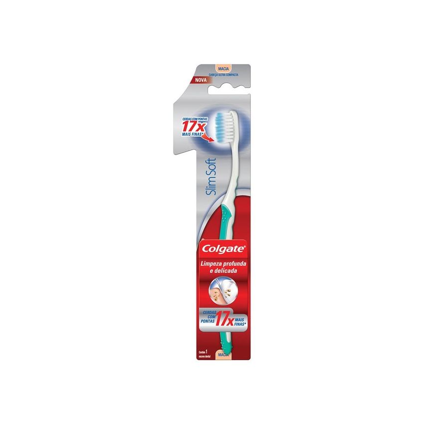 ESCOVA DENTAL COLGATE SLIM SOFT UNIDADE